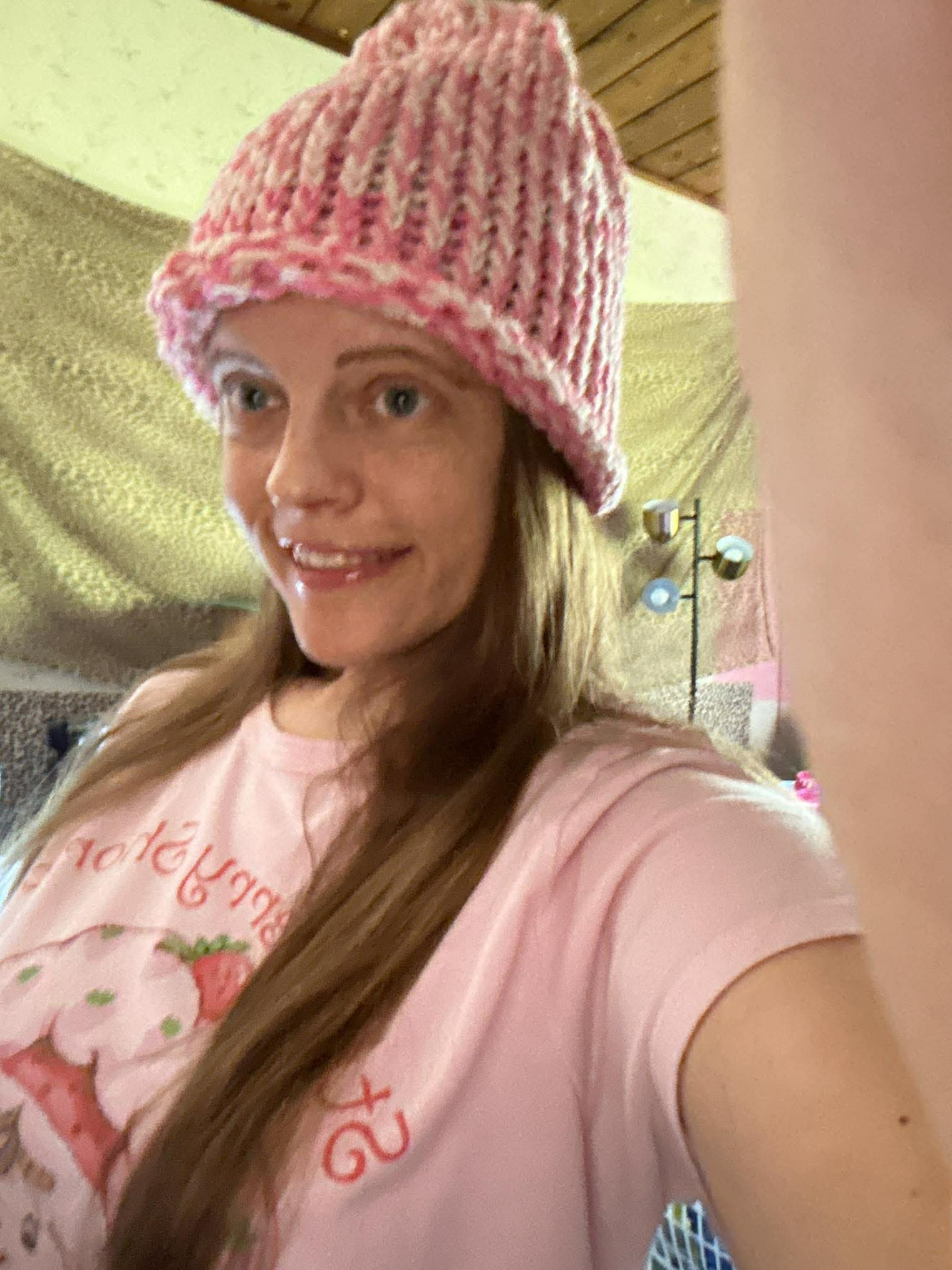 Strawberry Swirl Beanie